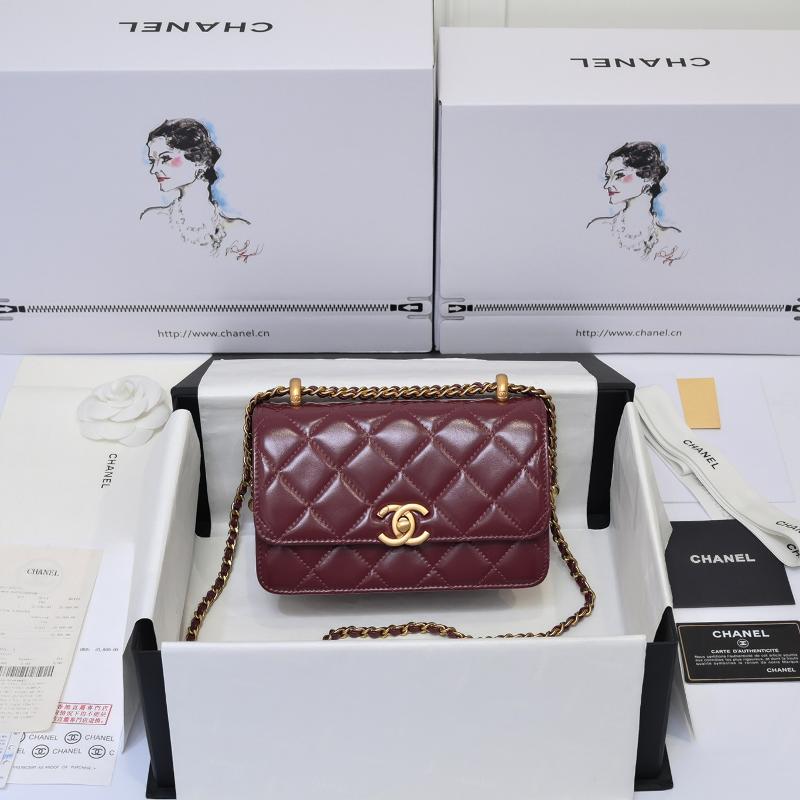 Chanel 2.55 Classic AS2615 Wine Red